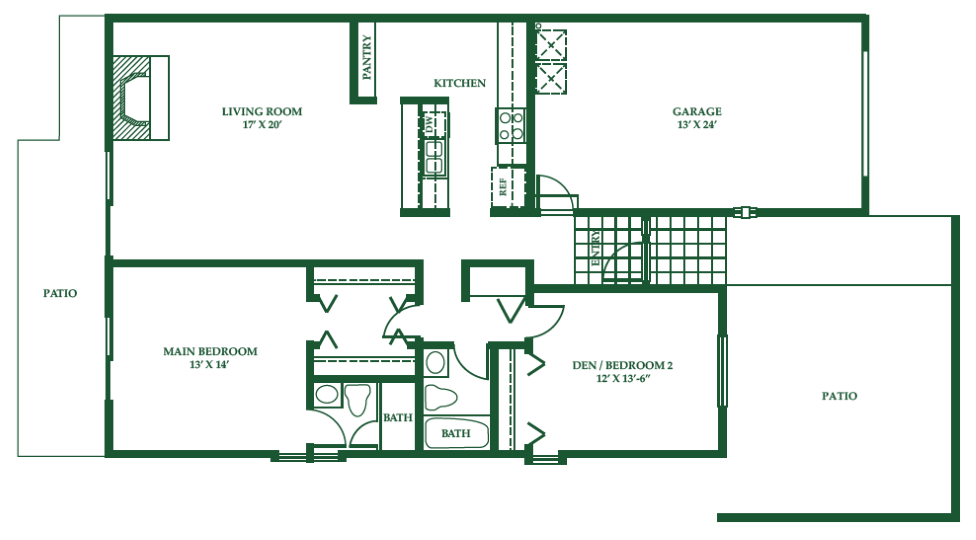 Hillside Floor Plan